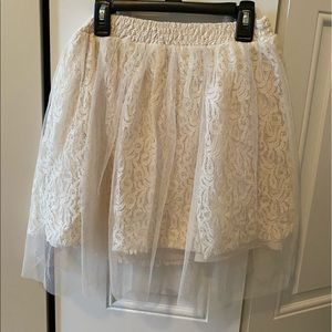 Sheer skirt